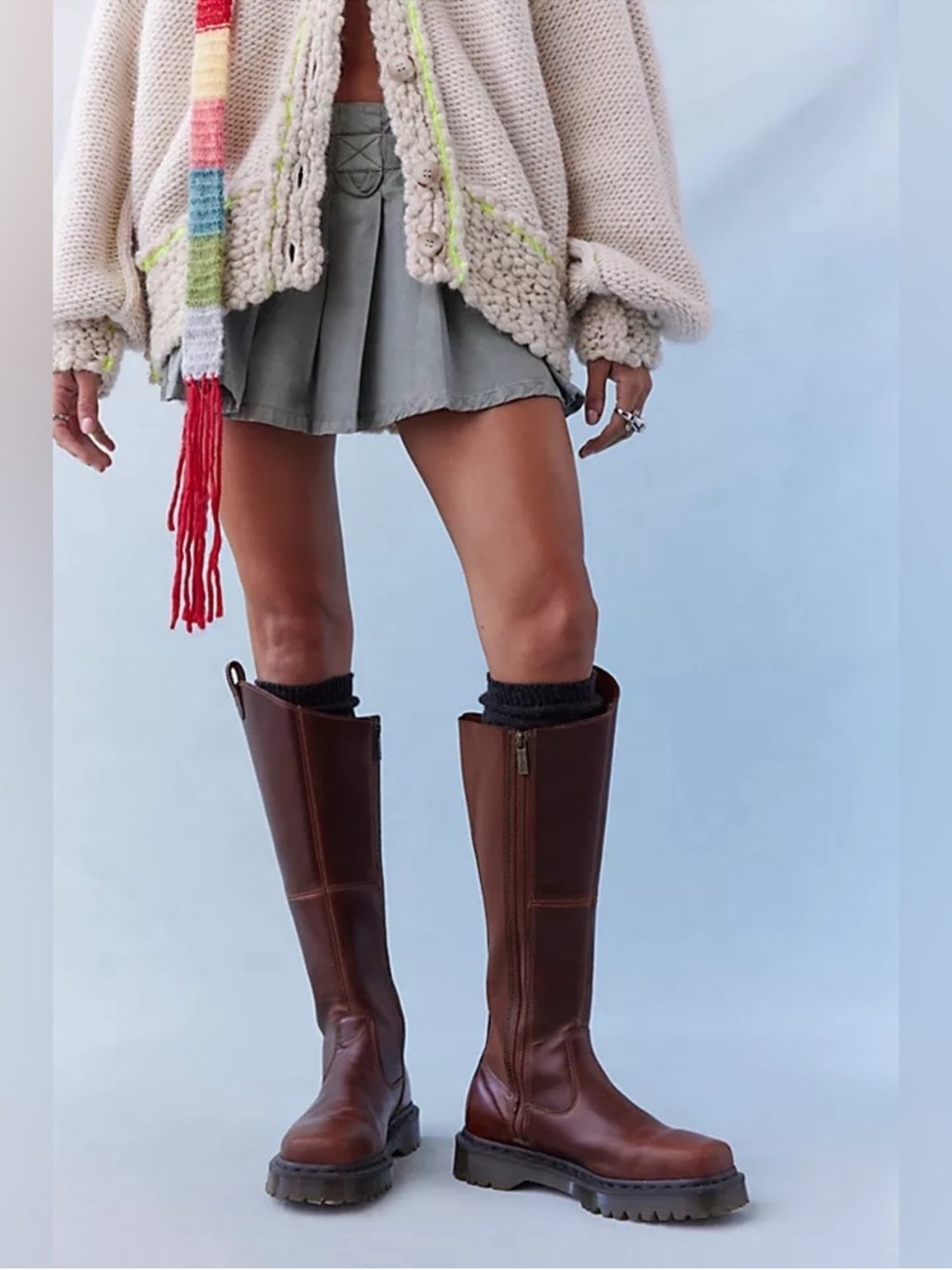Free People x Dr Martens Amaayah Hi Boots Size 9 NIB
